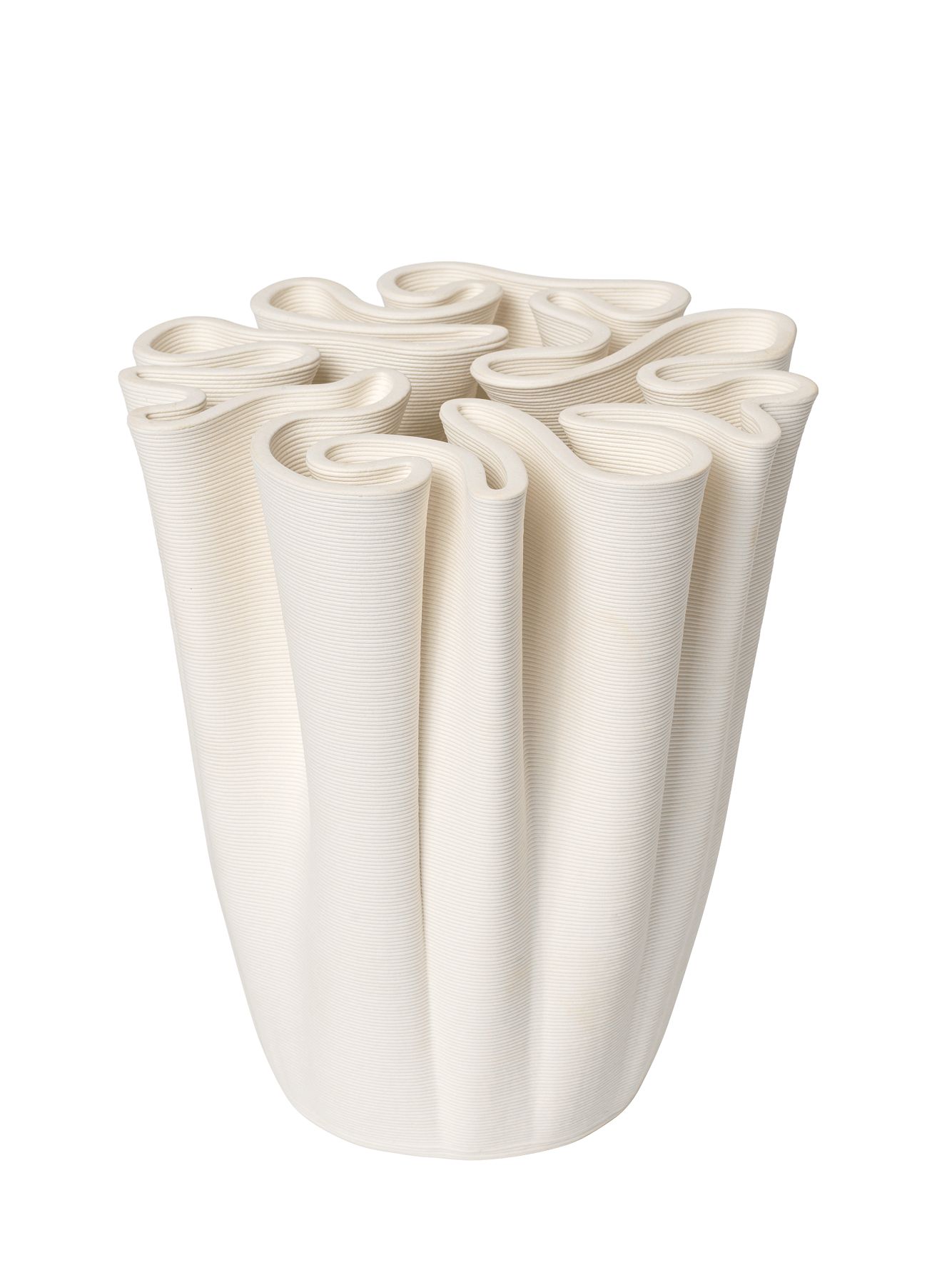 Dedali Vase Medium Off-white Ferm Living 