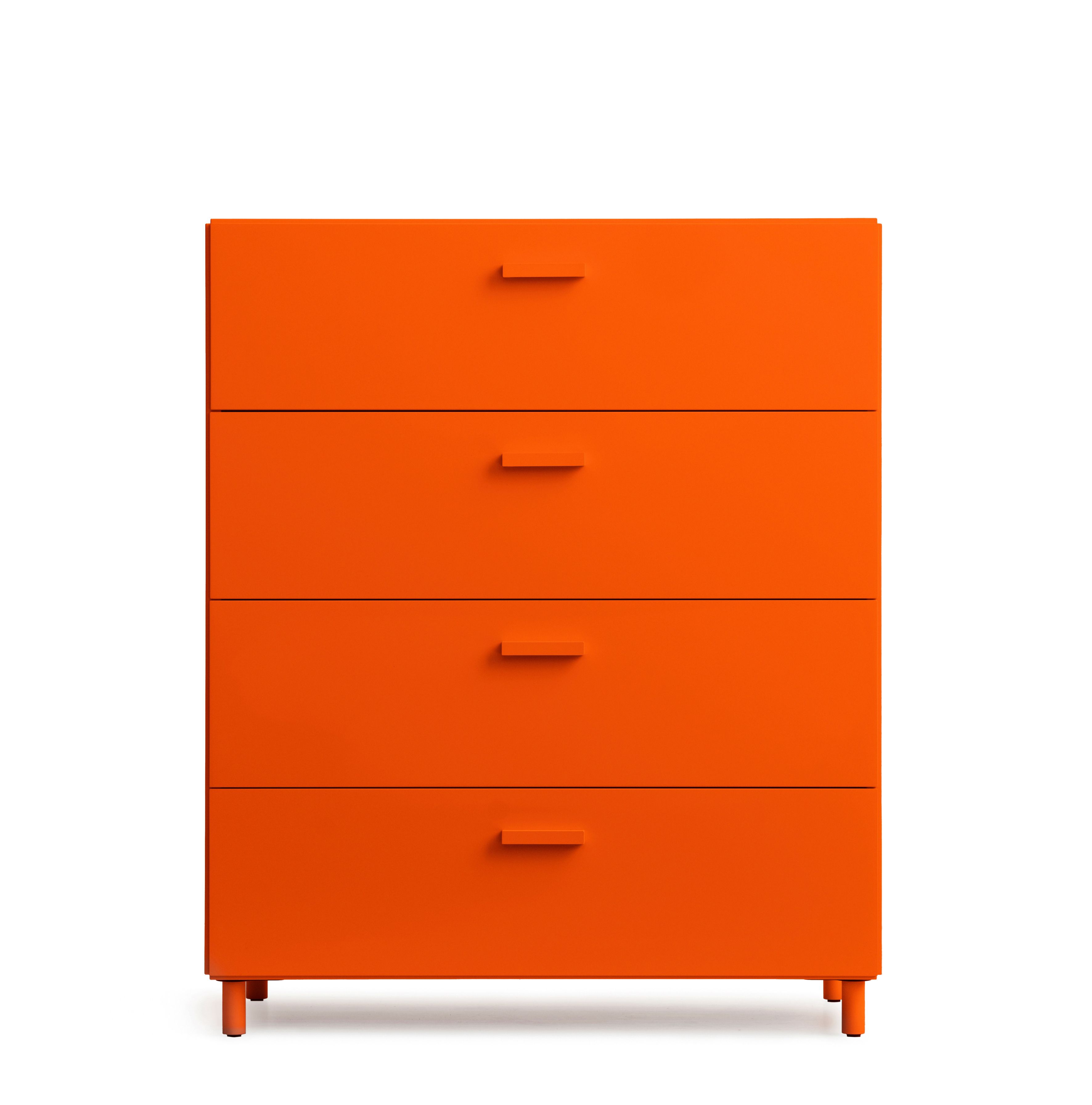 Relief Kommode mit Beinen orange String Furniture