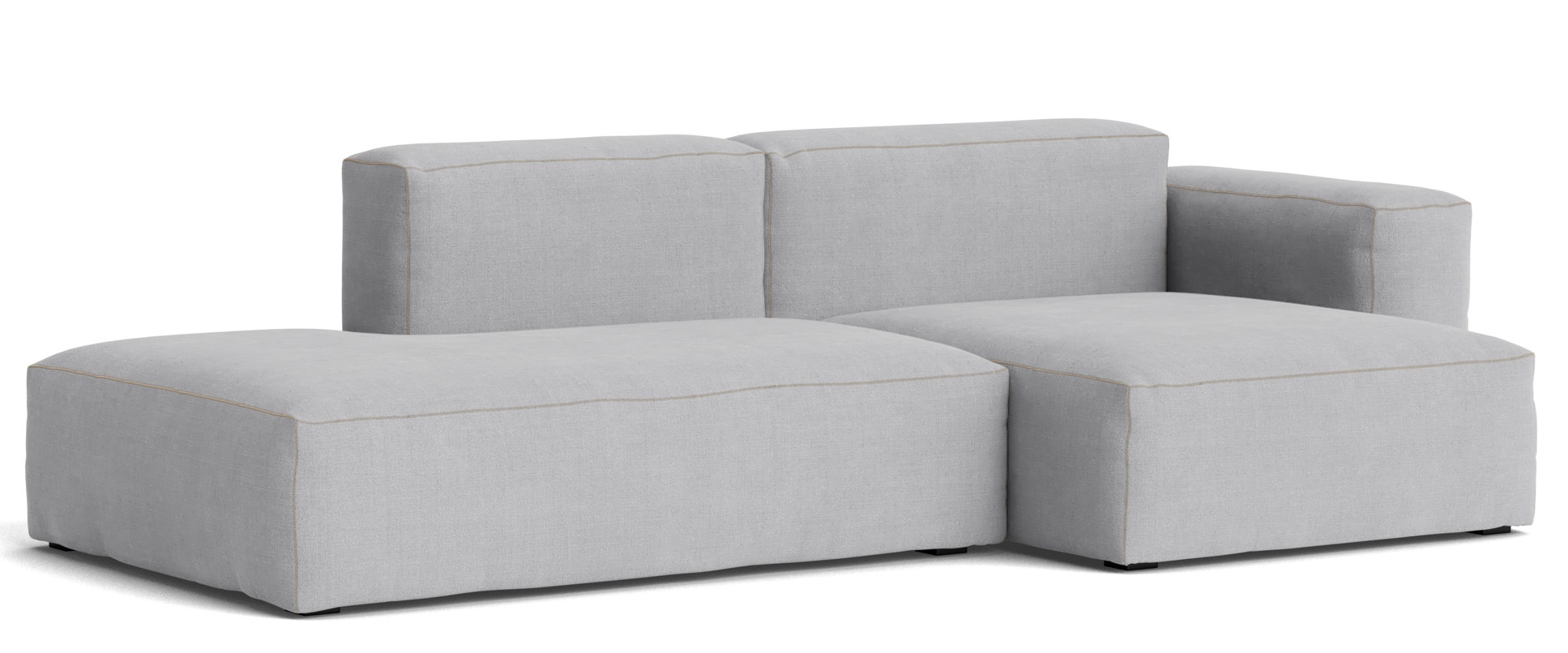Helles Mags Soft Sofa mit Armlehne rechts, ein modernes Polstermöbel für Wohnzimmer und Lounge.