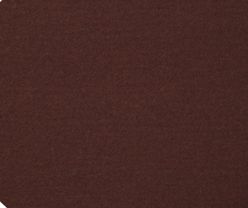 Braune Sitzauflage aus Filz für den Vitra Panton Chair von Hey Sign, Detailansicht.