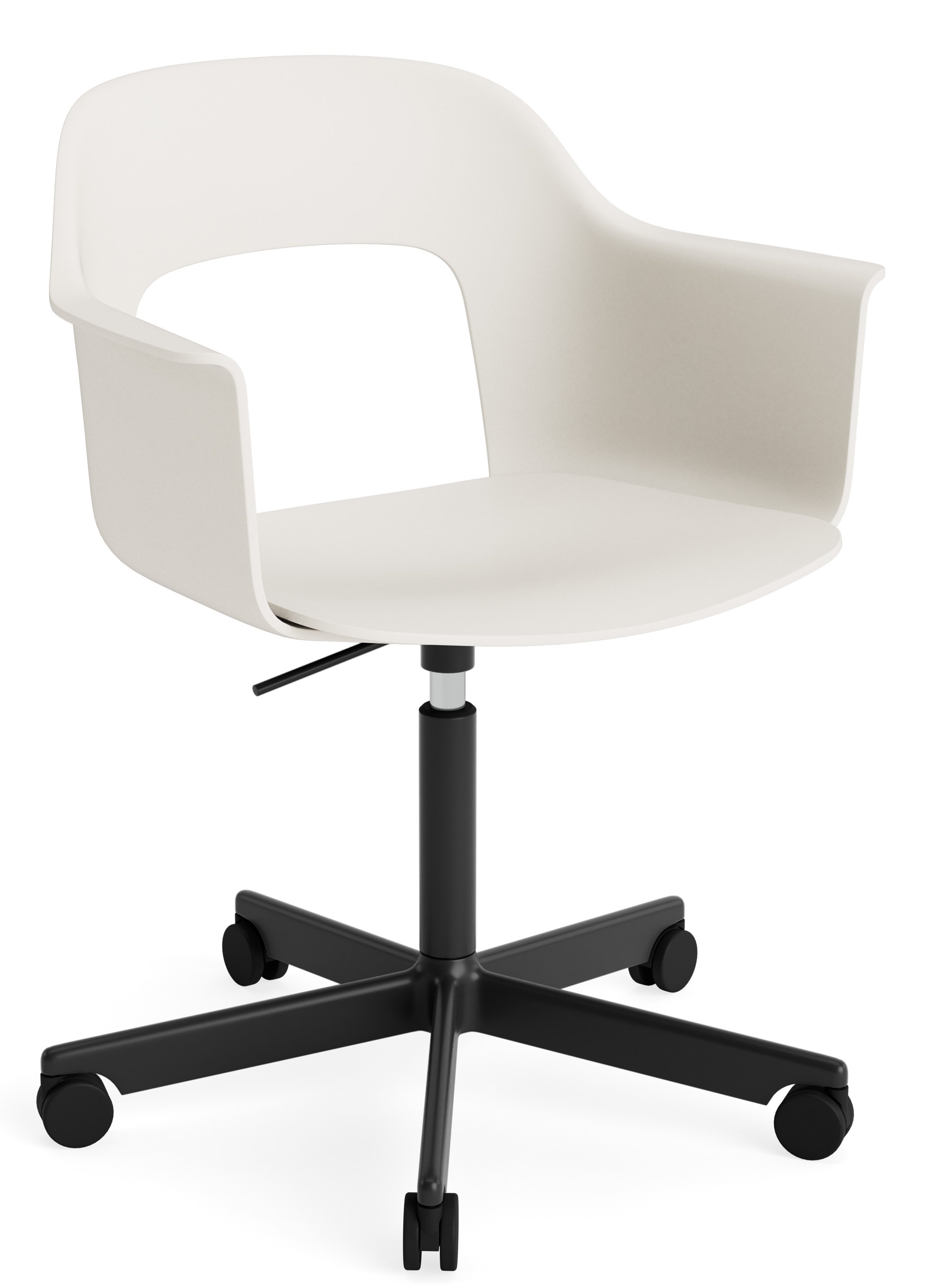 Layout Armchair 241 Armlehnstuhl 5-Sternfuß Drehmechanismus mit Gasfeder Hay