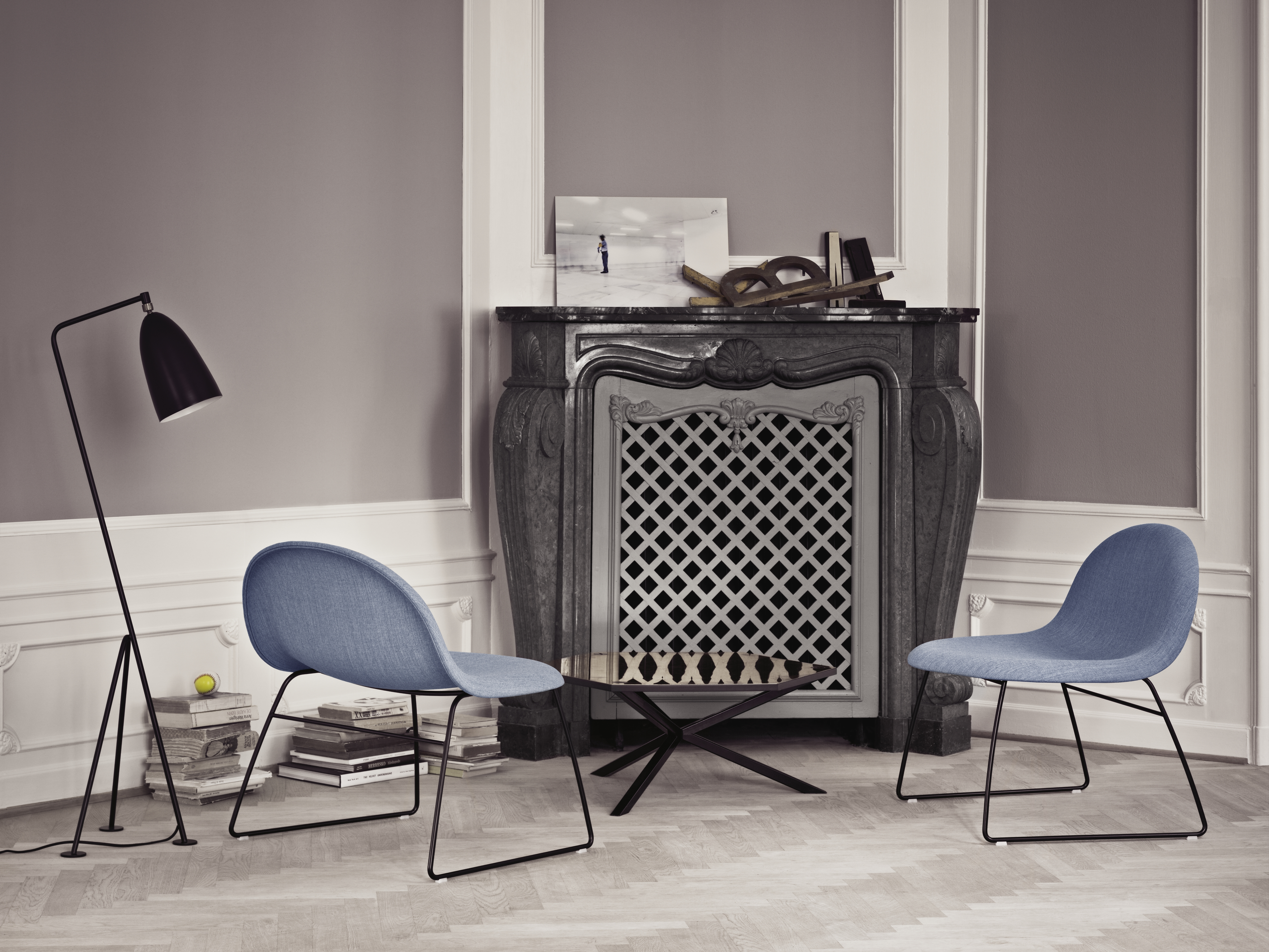 Gräshoppa / Grashoppa Stehleuchte Vintage Red Gubi