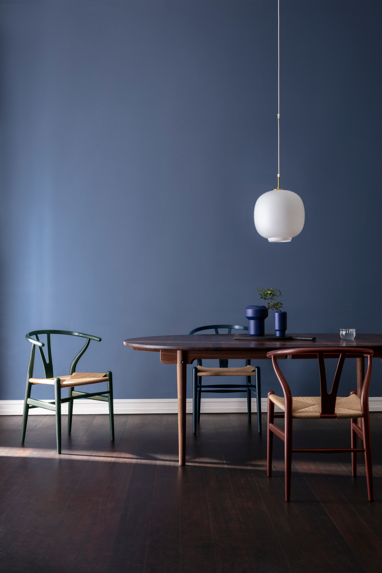 CH24 Wishbone Chair Russet & Blues oder Harmony Stuhl Carl Hansen & Søn - LIMITED EDITION