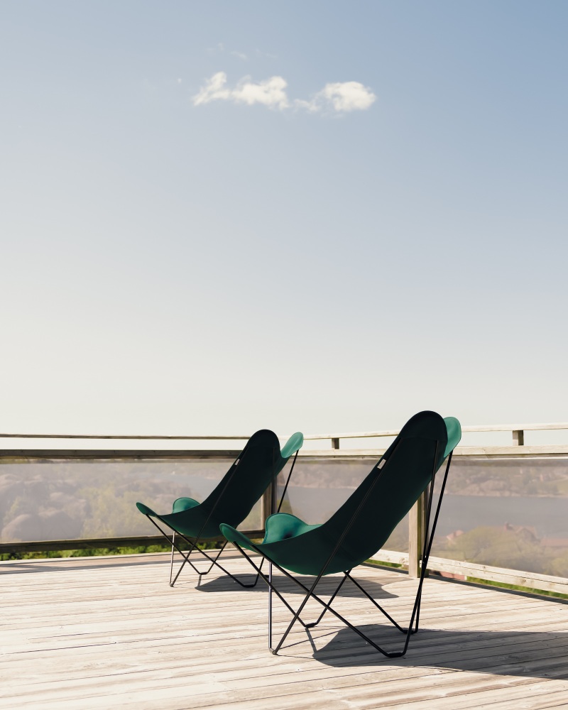 Mariposa Outdoor Butterfly Chair Sessel Cuero Forest green