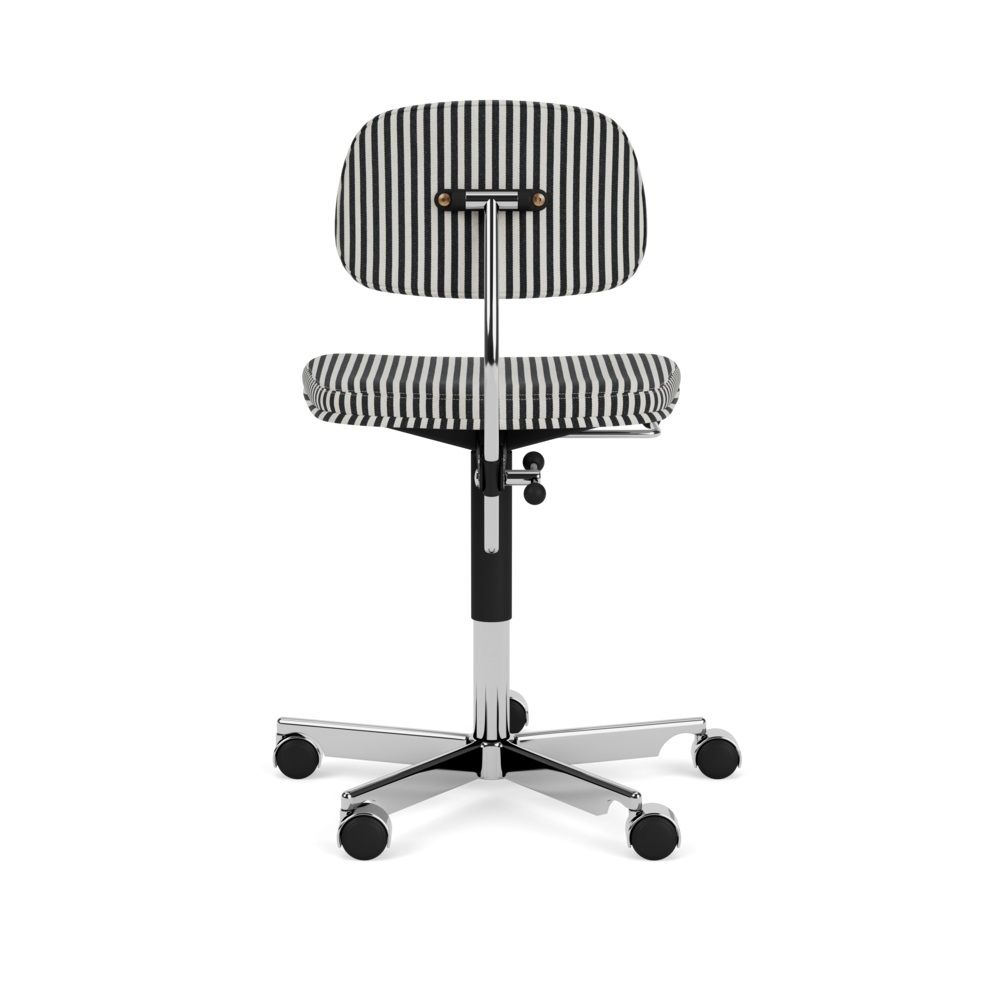 Kevi Bürostuhl mit Streifenmuster: Ergonomischer Drehstuhl für Büro und Homeoffice.