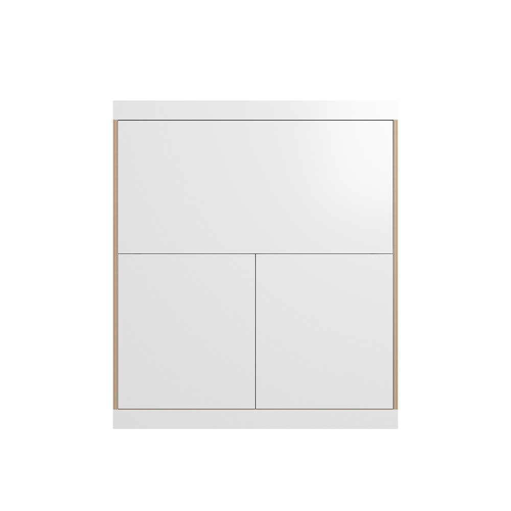 Weißer FLAI Sekretär von Müller Möbelwerkstätten mit minimalistischem Design für das Home-Office.