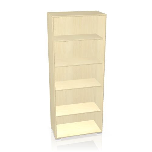 Palmberg Select Aktenregal mit fünf Ordnerhöhen, helles Holzdekor, für Büro und Homeoffice.