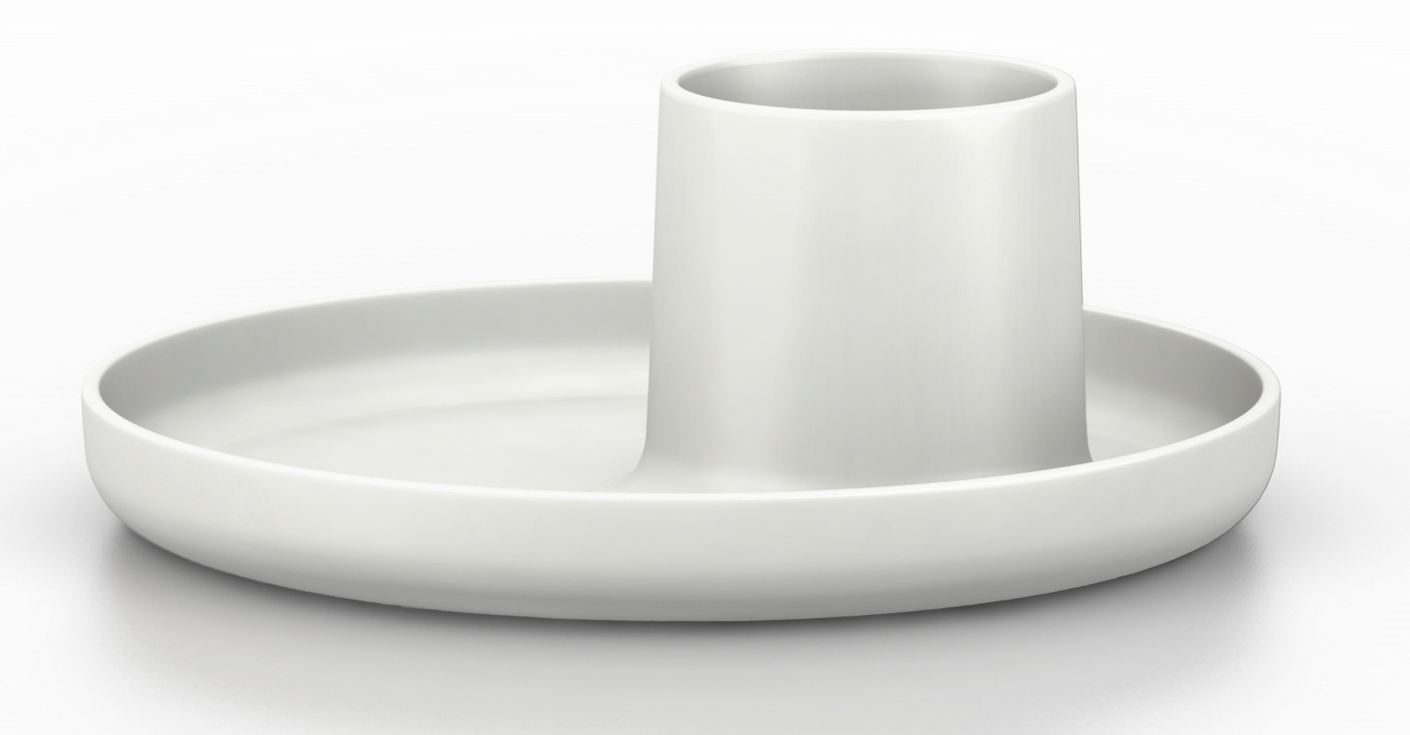 Weißer O-Tidy Stiftehalter von Vitra: Moderner Schreibtischorganizer für Stifte, Bürobedarf und mehr. Praktisch und stilvoll.