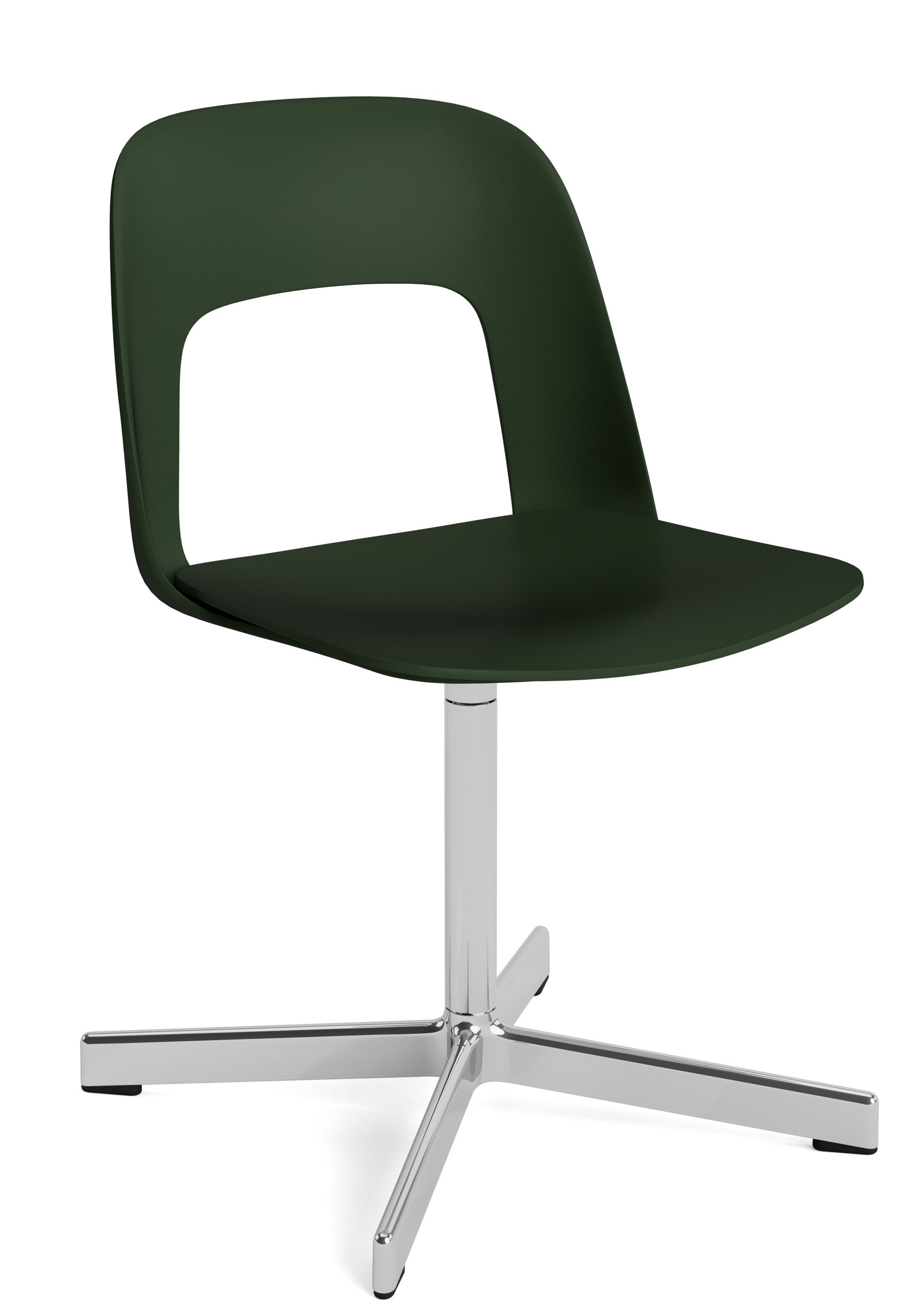 Layout Side Chair 131 4-Stern Drehfuß Stuhl Hay
