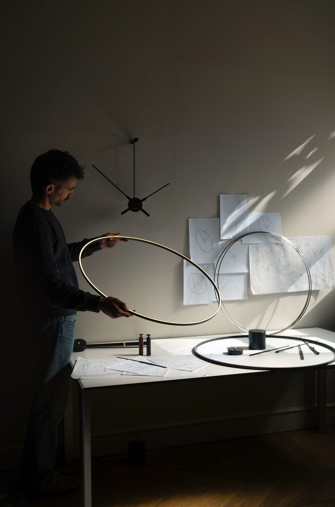 Ombra Clock Wanduhr nomon