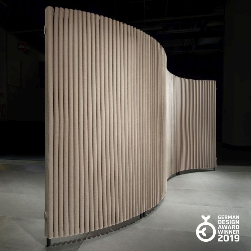 Welle Paravent 2 Elemente gebogen inkl. 2 Verbindern HEY - SIGN by BWF Group