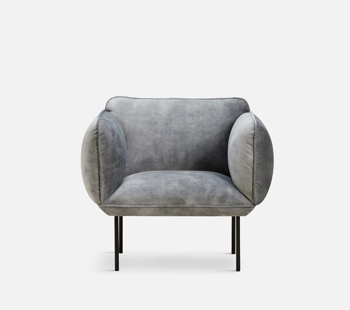 Nakki 1-Sitzer Sofa Woud Harald grau