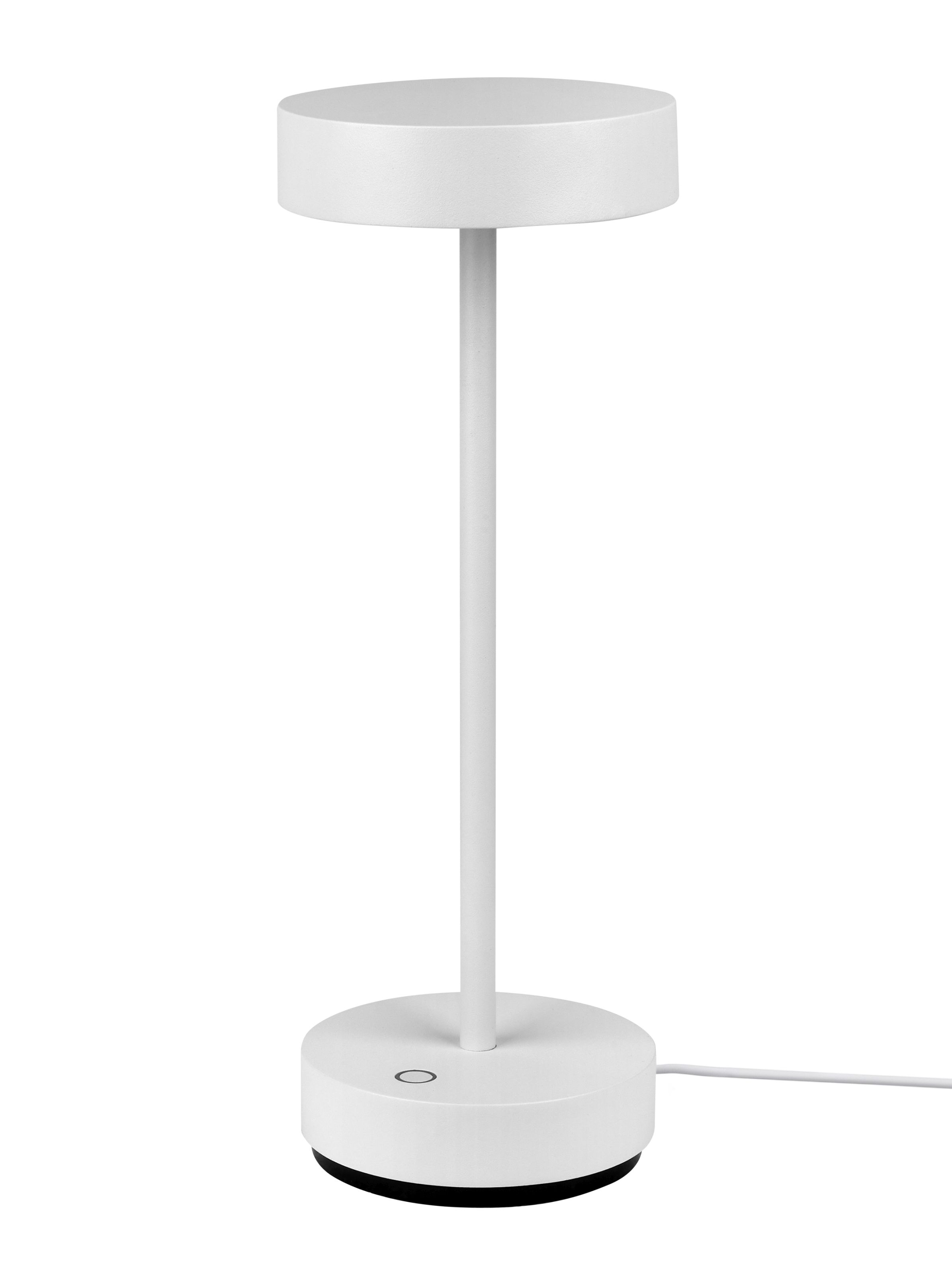 Weiße Arnold S Tischleuchte von Moree für den Außenbereich, modernes Design.