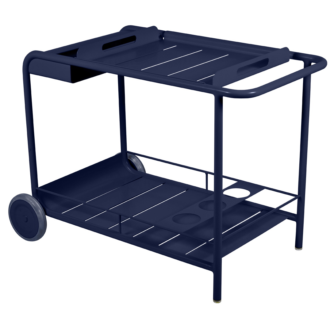 Luxembourg Outdoor Servierwagen Fermob Abyssblau