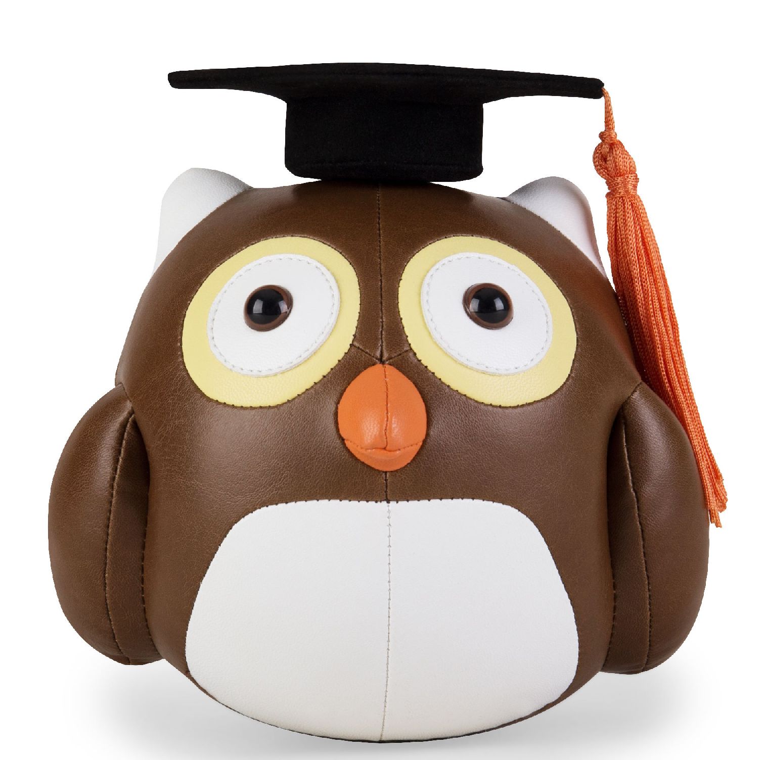 Buchstütze Owl / Eule mit Kappe Züny
