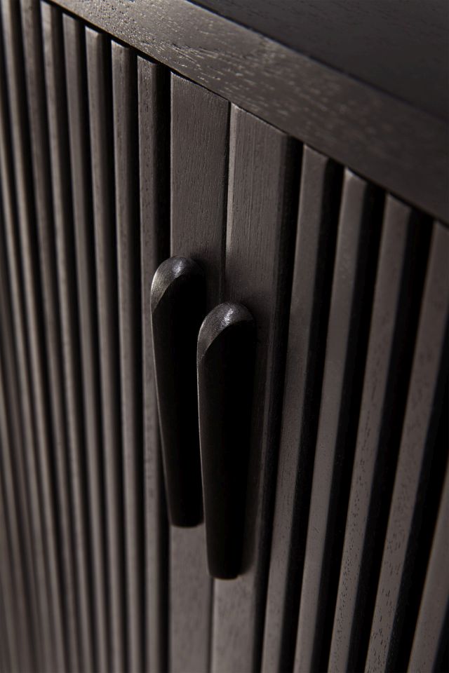 Roller Max Anrichte mit 2 Türen Teak schwarz Ethnicraft