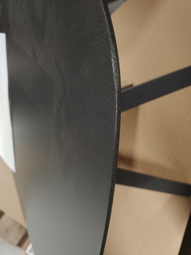 Flow Beistelltisch GRAU METALLIC Weishäupl MÄNGELEXEMPLAR