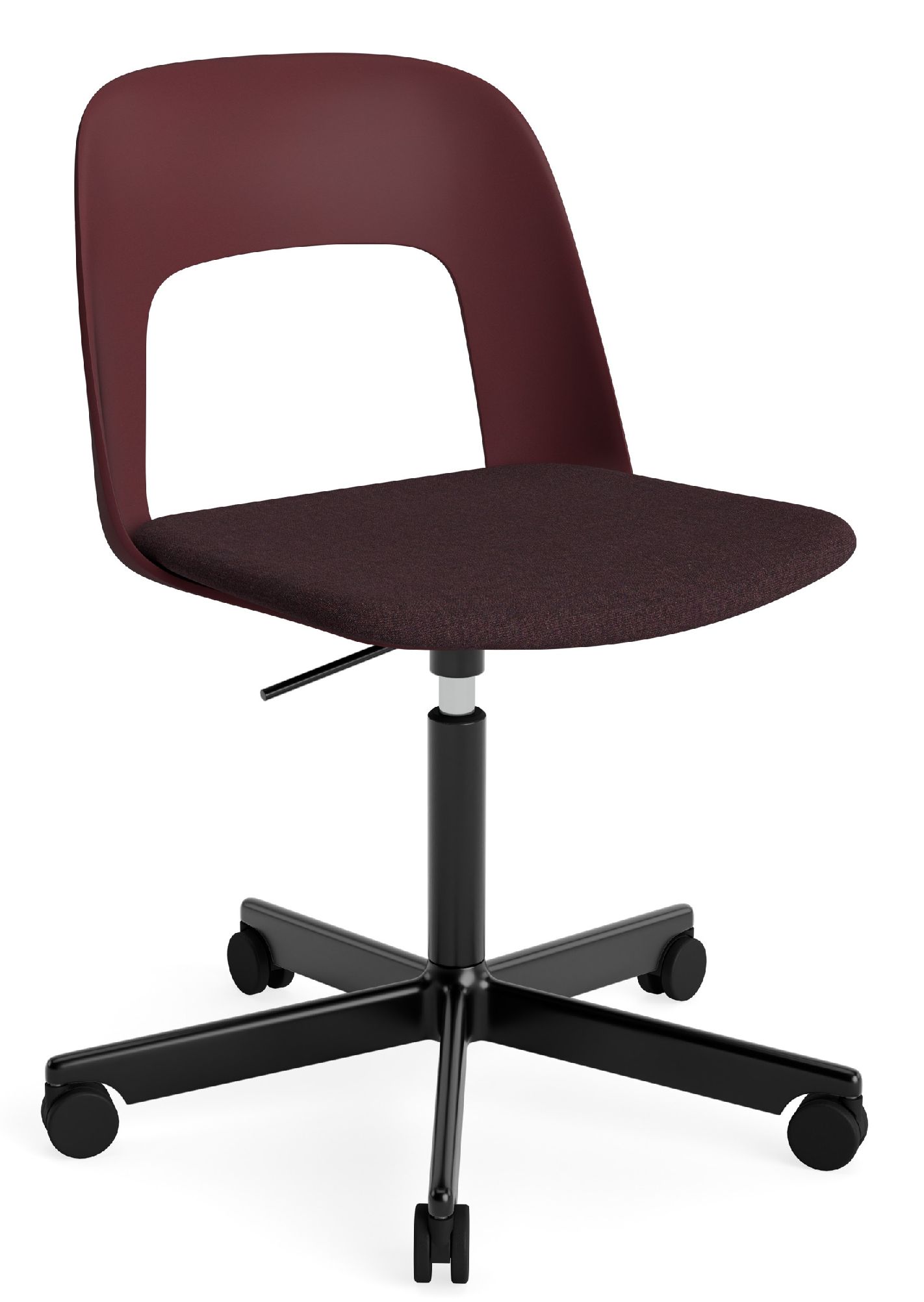 Layout Side Chair 143 5-Stern Drehfuß Stuhl Hay