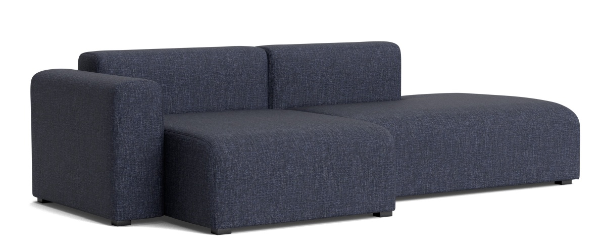 Mags Sofa 2,5-Sitzer Combination 3 low Armrest mit Armlehne links Hay Stoff Overlap 03