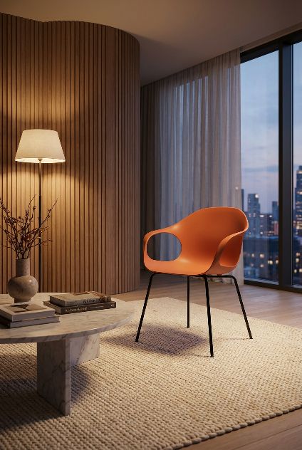 Elephantino Sessel Vierfuß Gestell Kristalia