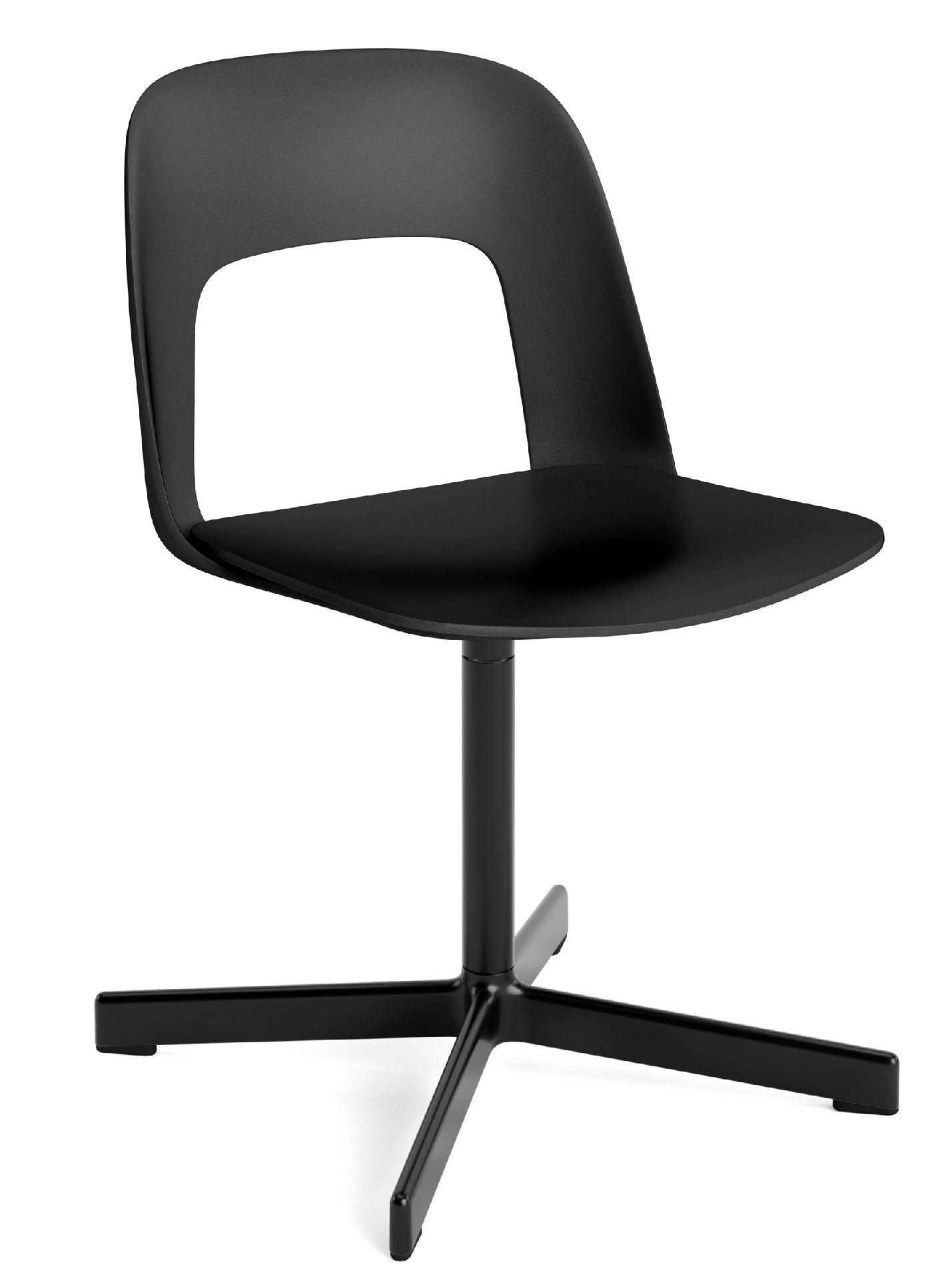 Layout Side Chair 131 4-Stern Drehfuß Stuhl Hay