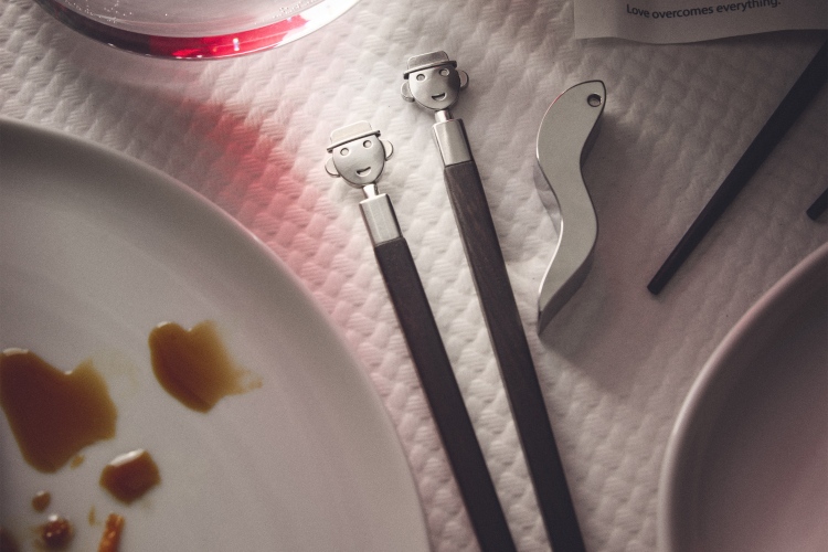 AM44SET2 Anna Stick Esstäbchen Alessi