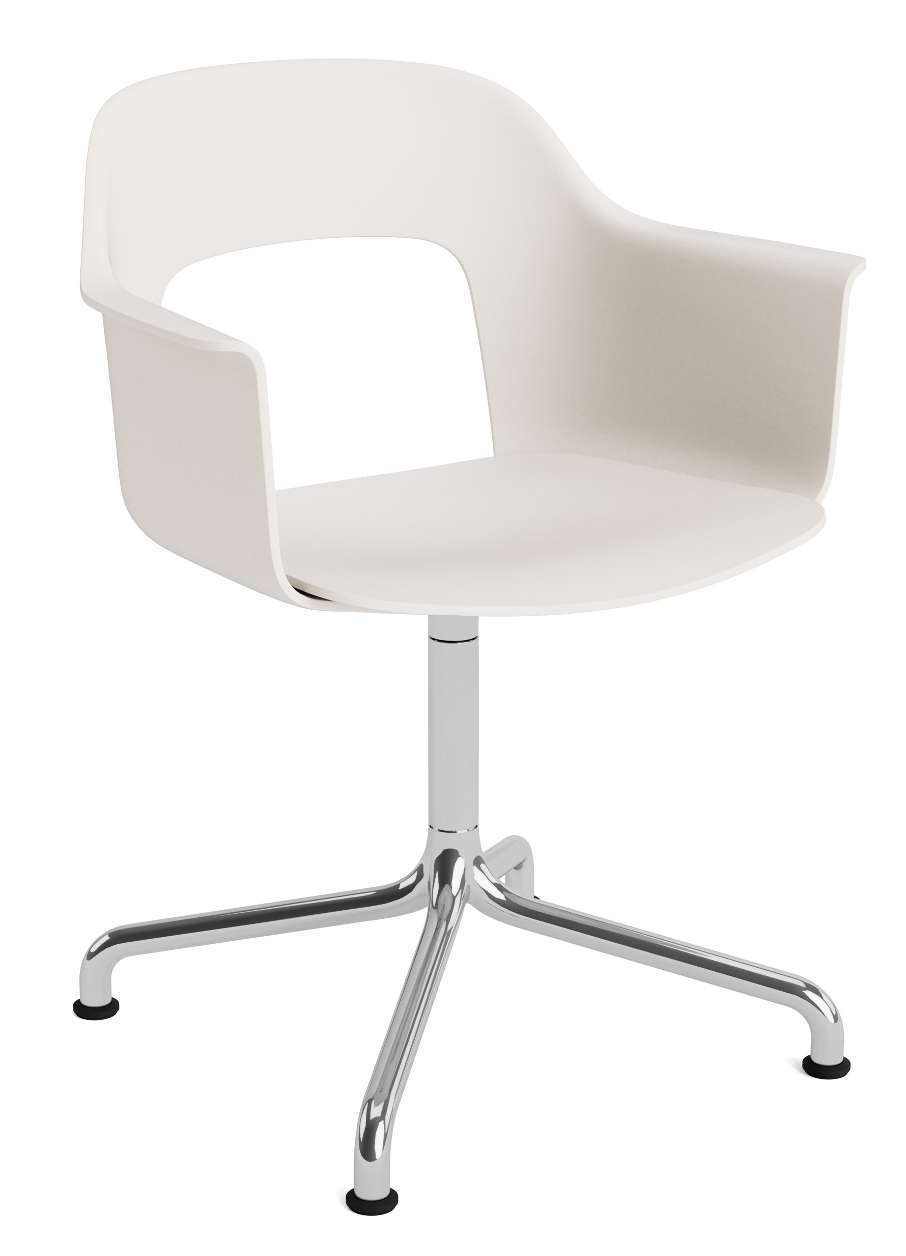 Layout Armchair 251 Armlehnstuhl 4-Sternfuß Drehfuß mit gebogenem Fußkreuz Hay