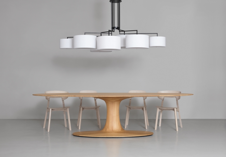 Turntable Oval L 220 - 260 cm Esstisch Zeitraum