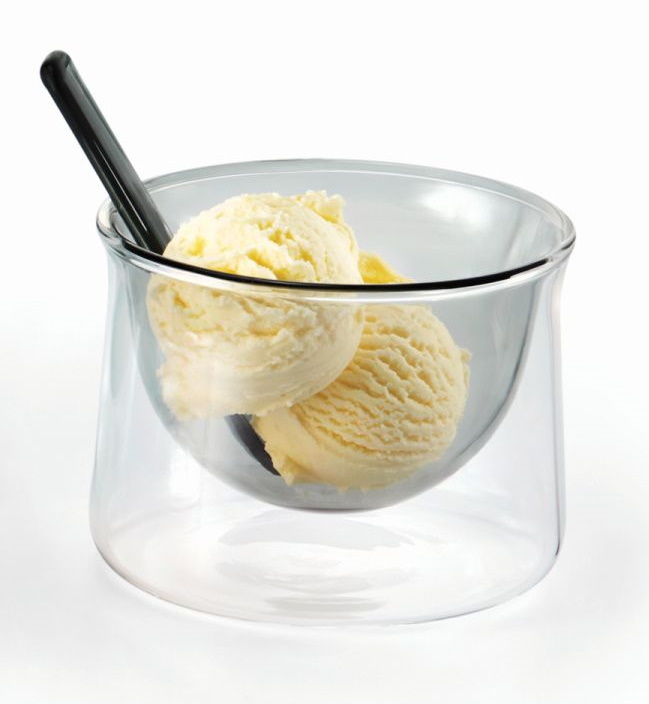 Gelato Becher mit Löffel Philippi