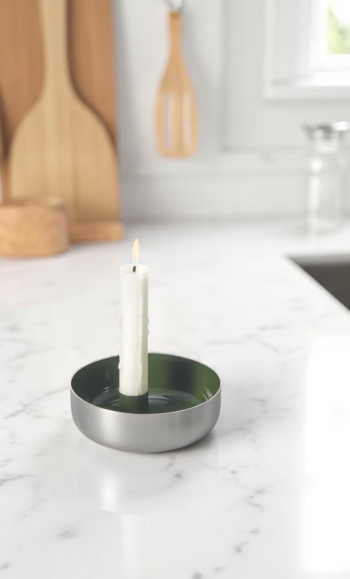 Biel 1er Kerzenschale Stahl Philippi