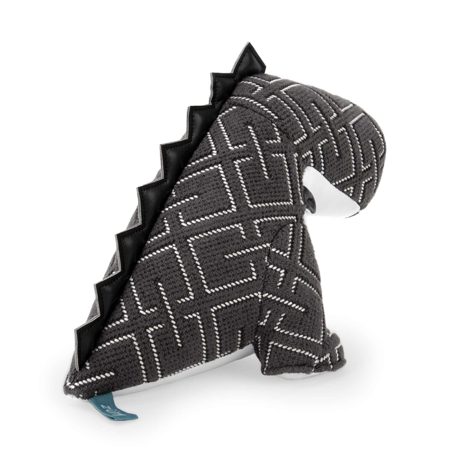 Buchstütze Dinosaurier Bobo Grid Dunkelgrau Züny x KVADRAT