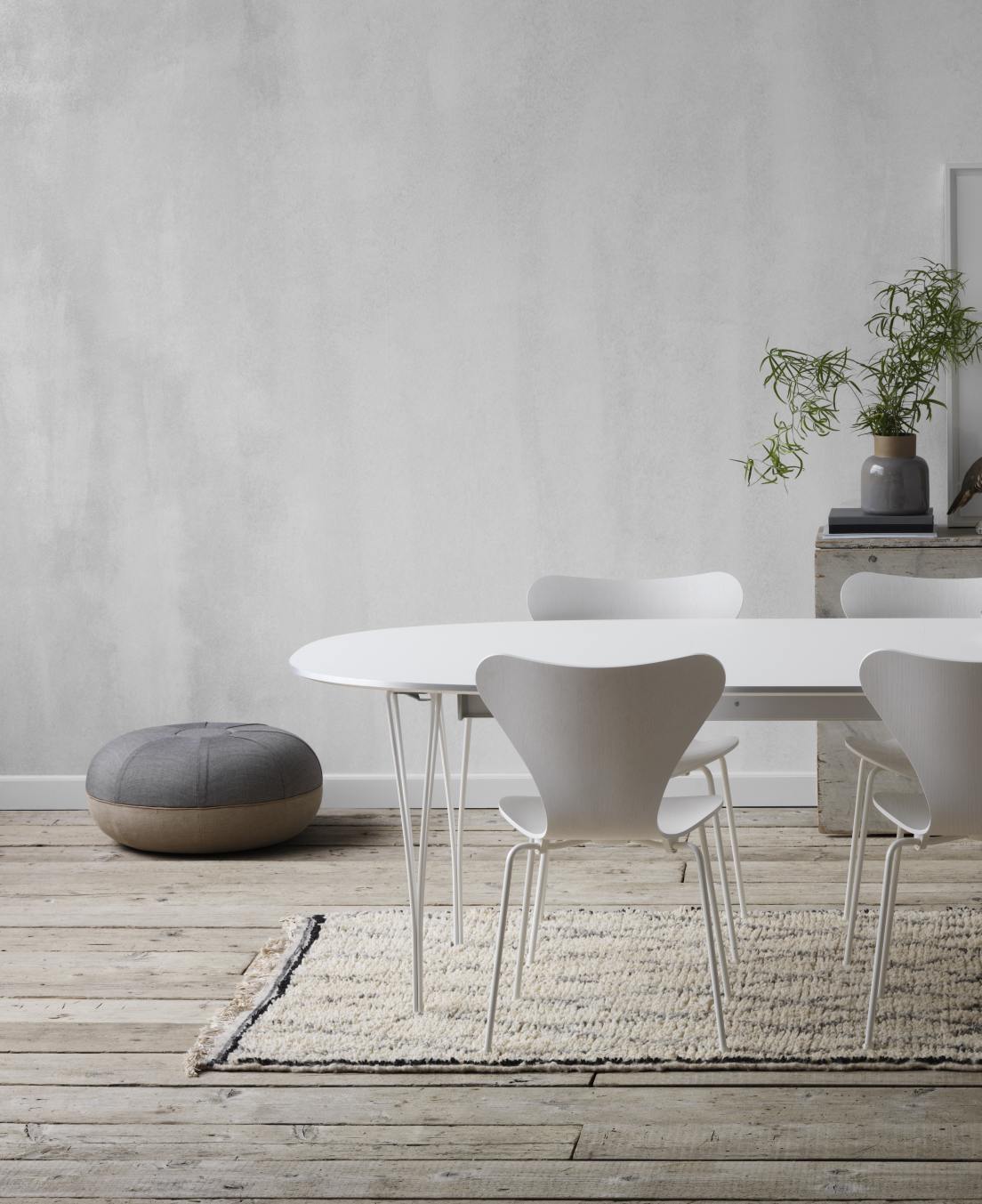 Tischserie Super Elliptisch Ausziehtisch Fritz Hansen