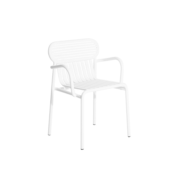 Week-End Garden chair Armlehnenstuhl Petite Friture Weiß