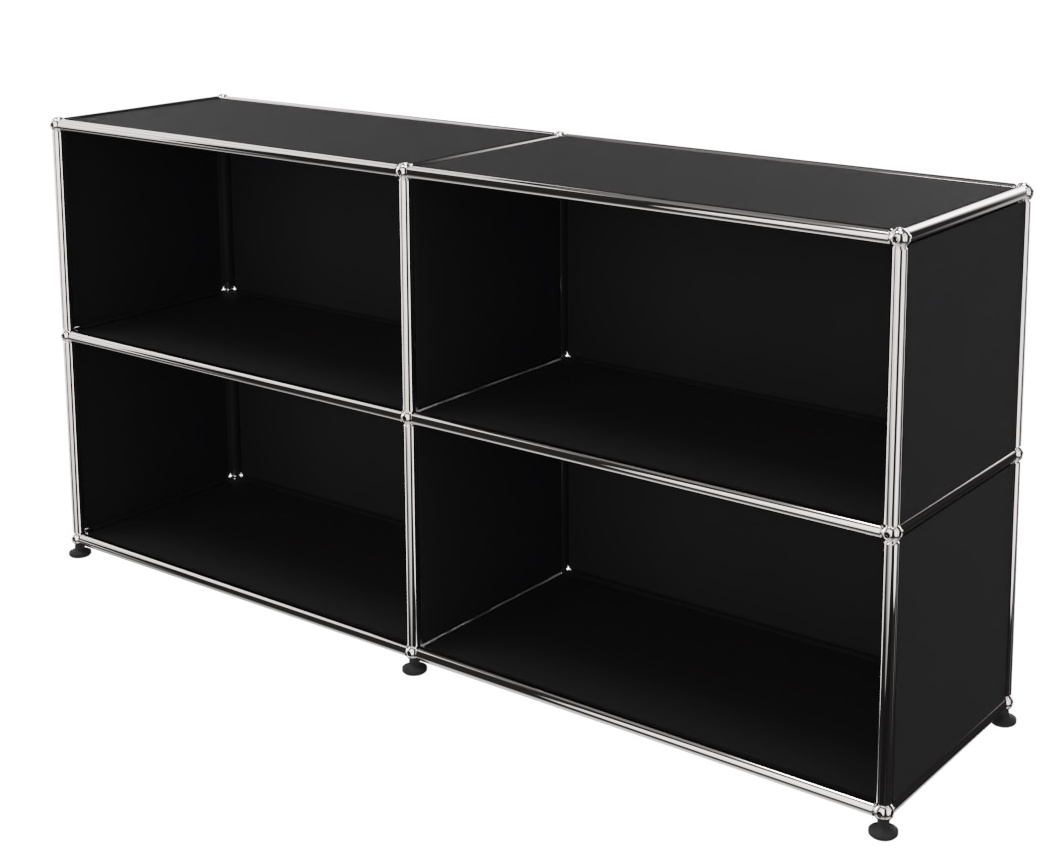USM Haller Sideboard Offen Graphitschwarz - FAST DELIVERY