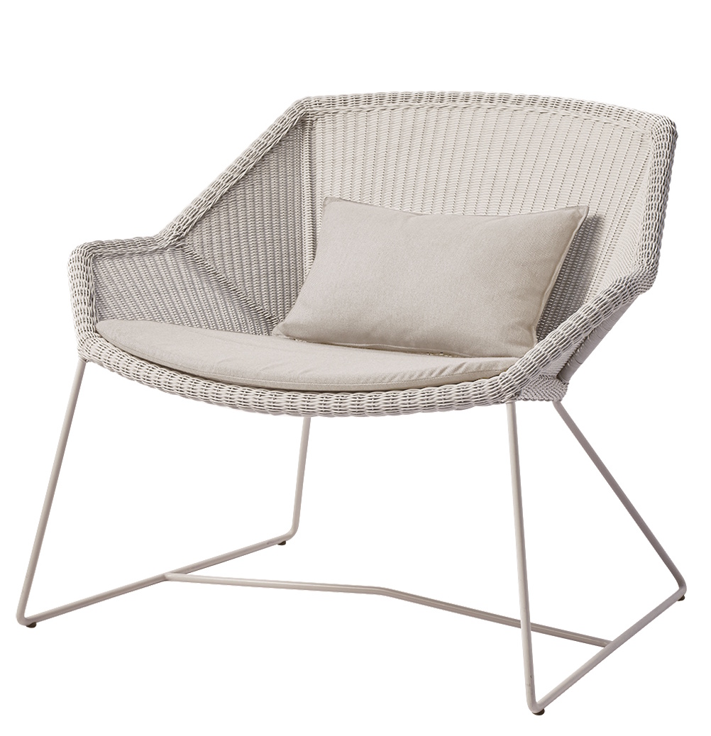 Breeze Outdoor Loungesessel Cane-Line Sand mit Kissen