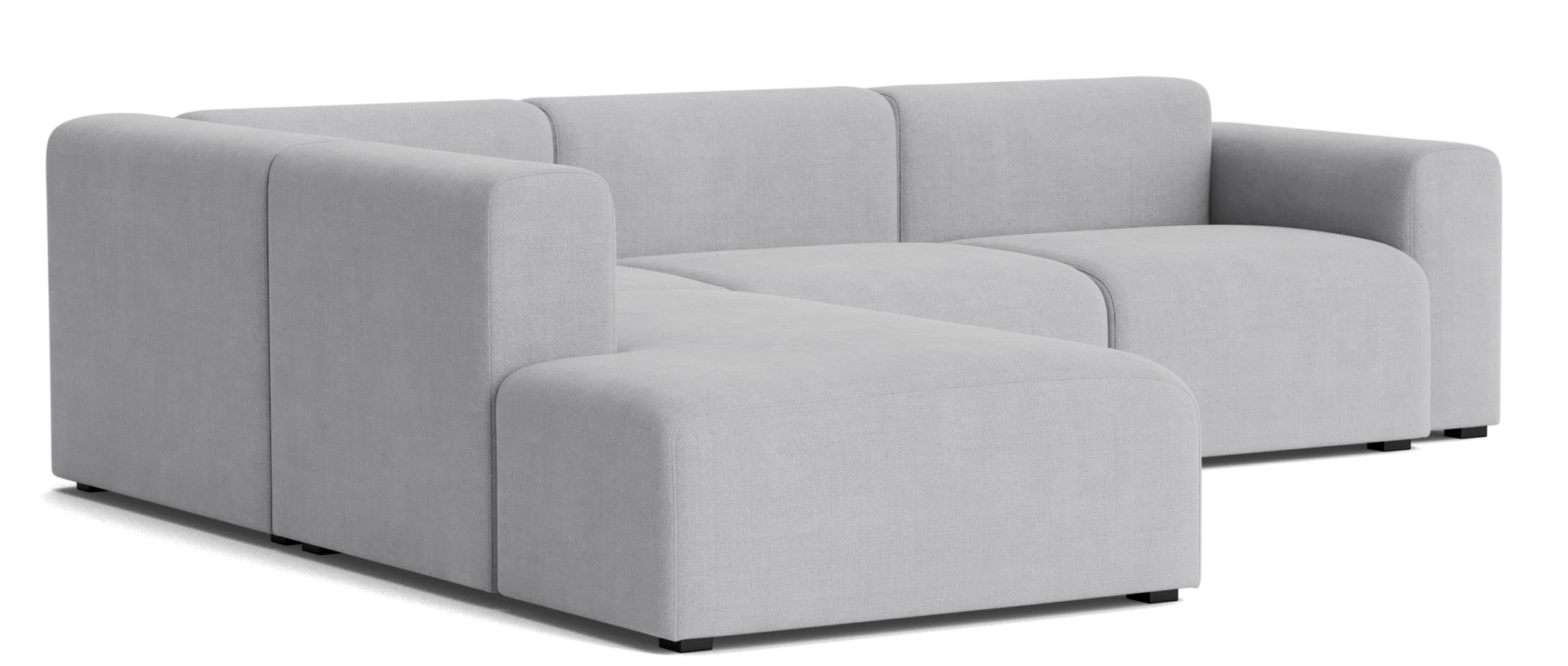 Mags Sofa Corner Combination 2 Low Armrest mit Armlehne links Hay Hay Stoff Linara 443
