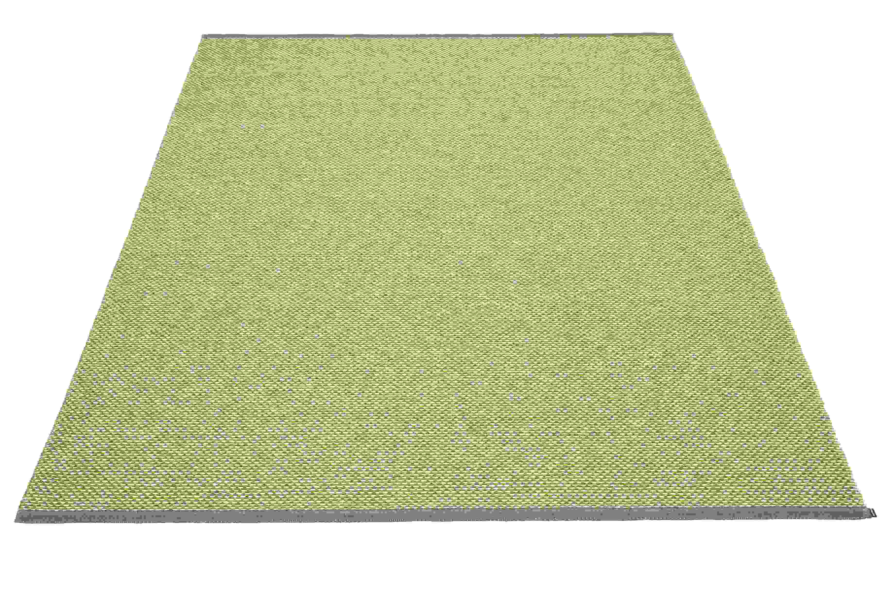 Effi Kunststoffteppich von Pappelina in Apfelgrün, Größe 230x320 cm, für Innen und Außen.