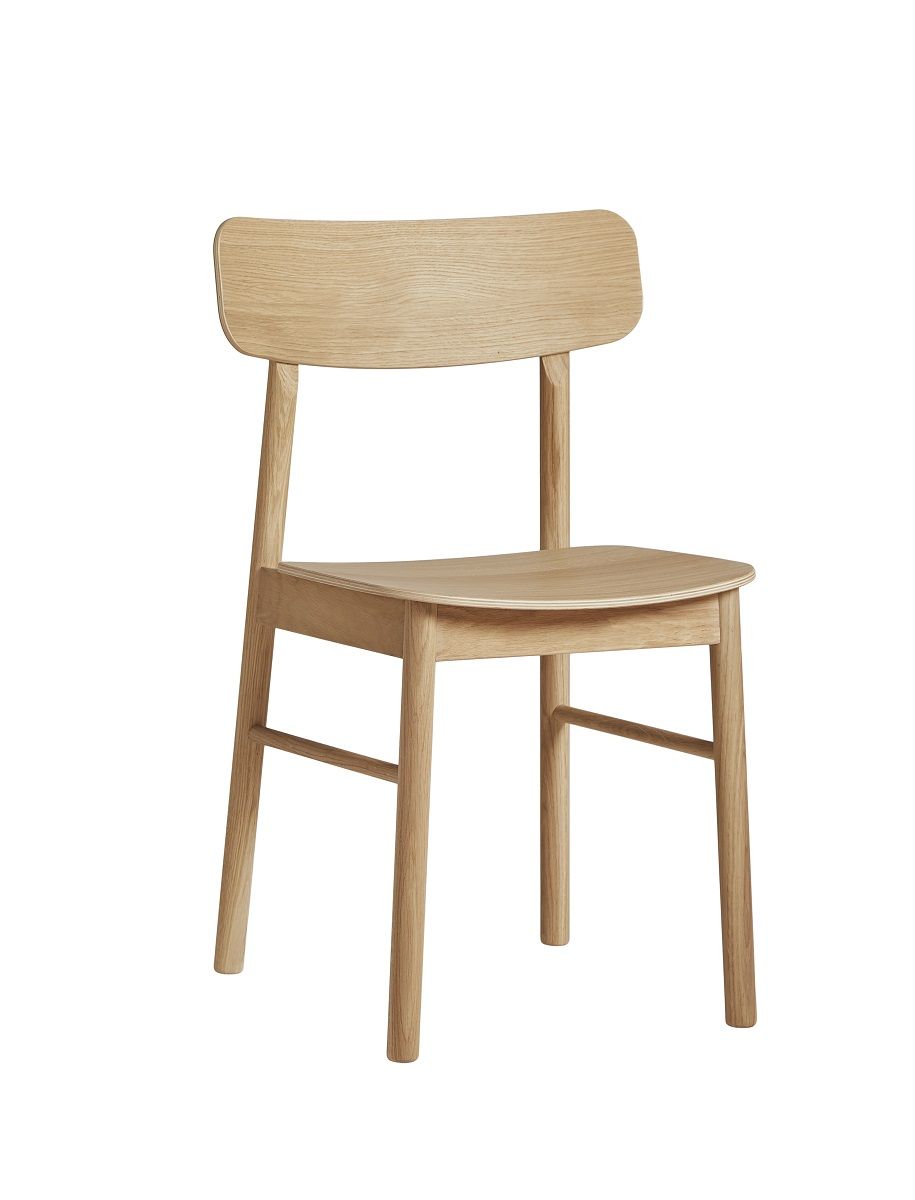 Soma Dining Chair von Woud, Stuhl aus geölter Eiche, skandinavisches Design für Esszimmer.
