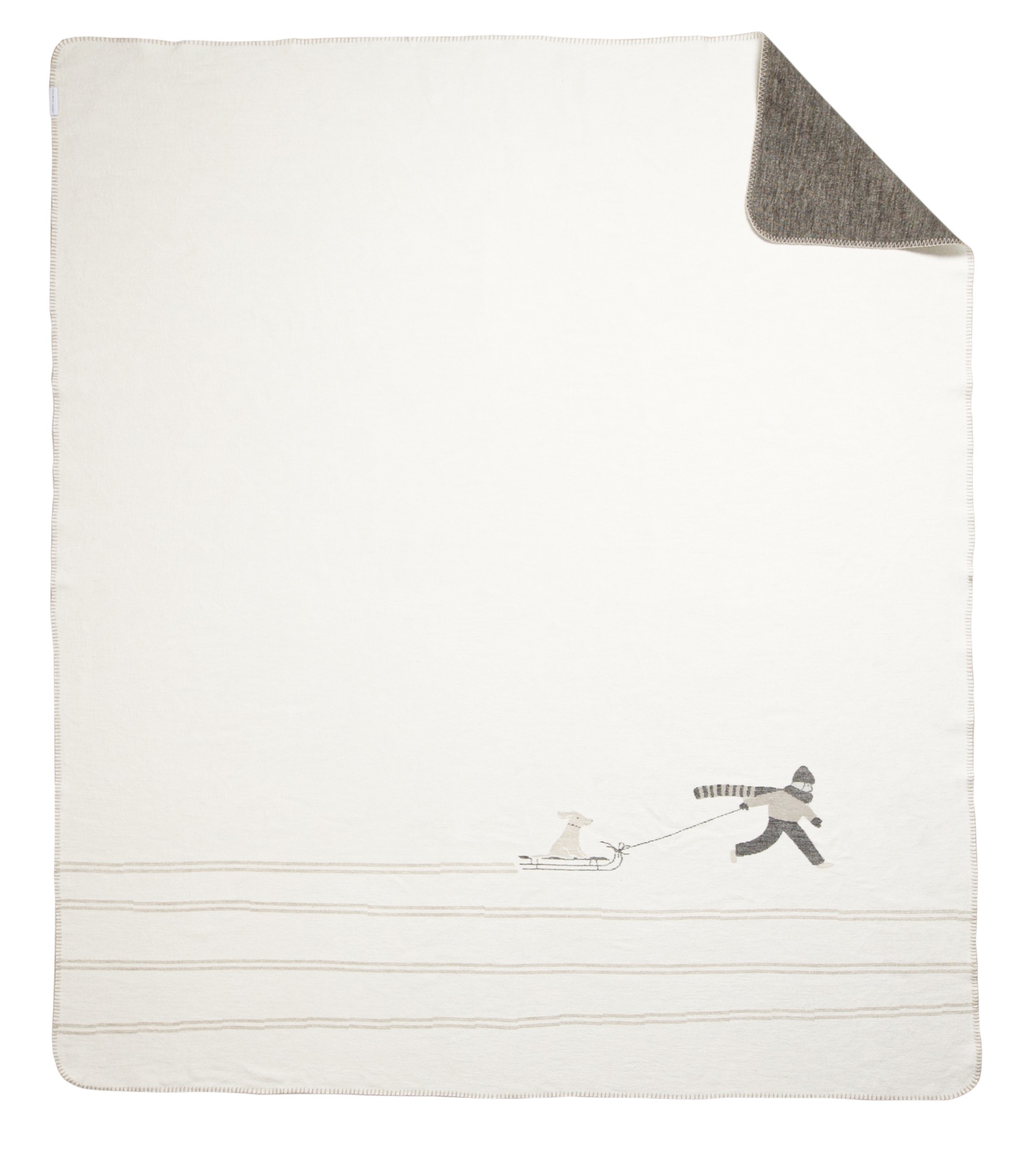 Decke Hundeschlitten Räder 