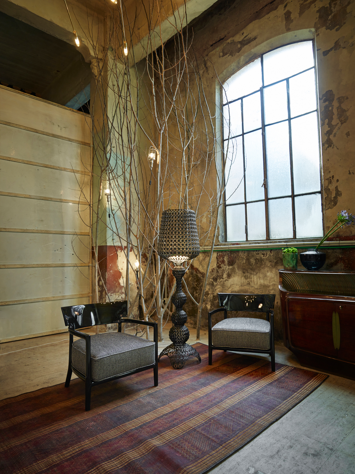 Cara Fancy Sessel Kartell Rostbraun