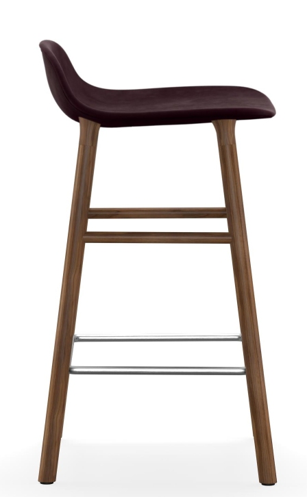 Form Barstool Barhocker H 75 cm Holz Gepolstert Normann Copenhagen