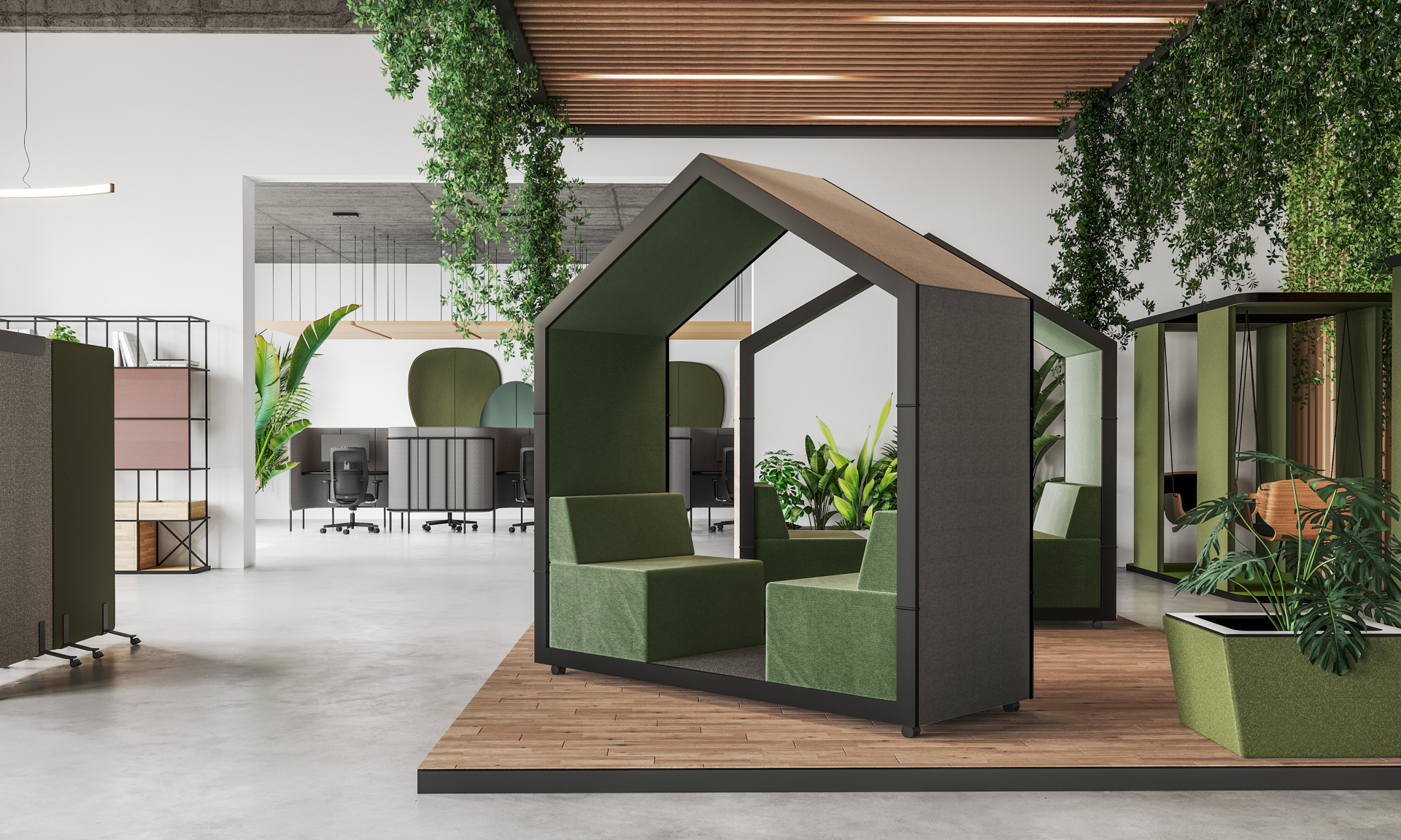 treehouse TH 2 Akustikmöbel für 2 Personen Bejot