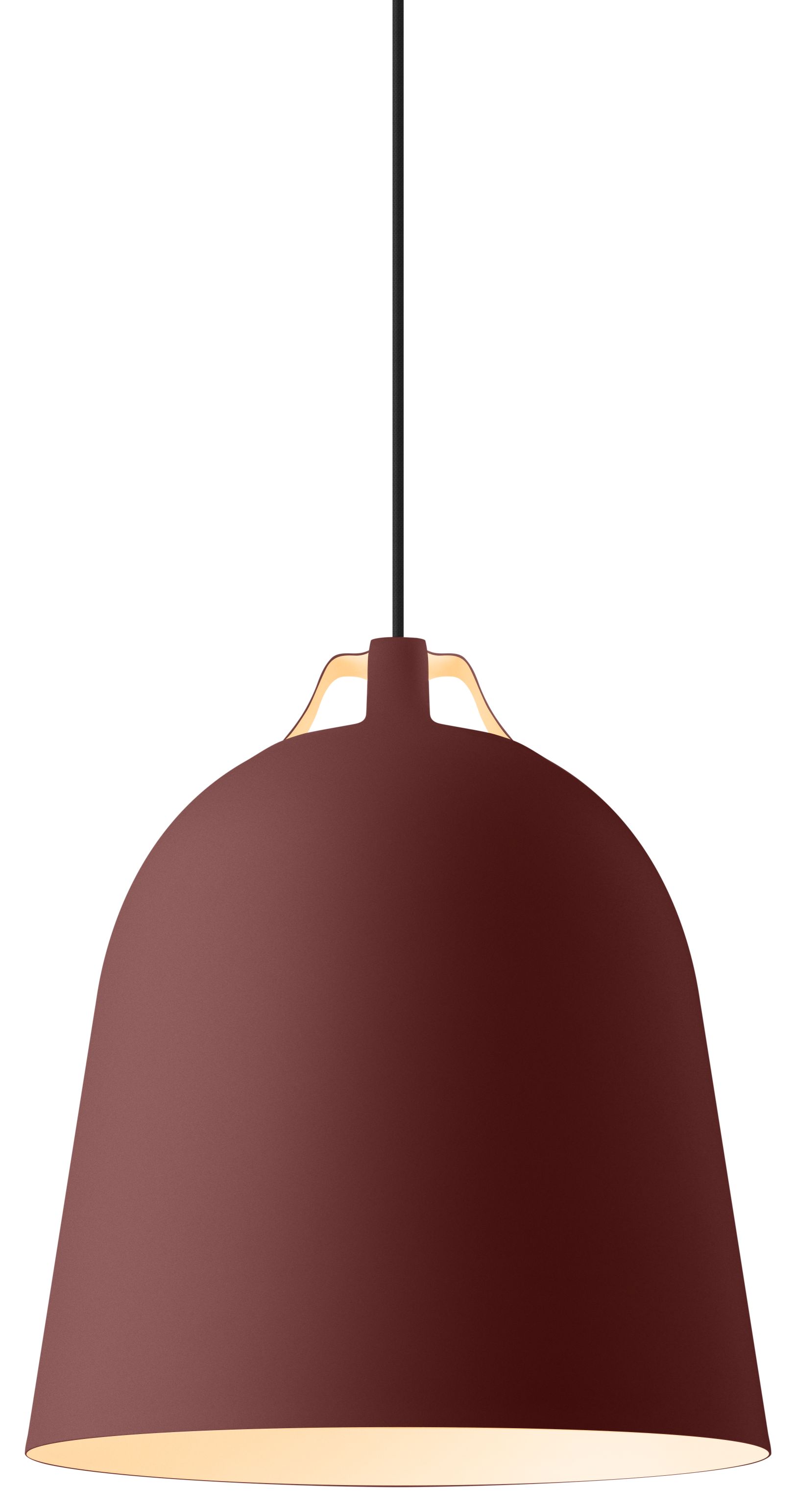 Burgunderrote Clover Pendelleuchte von Eva Solo, Durchmesser 35 cm, moderne Hängelampe für Wohnräume.