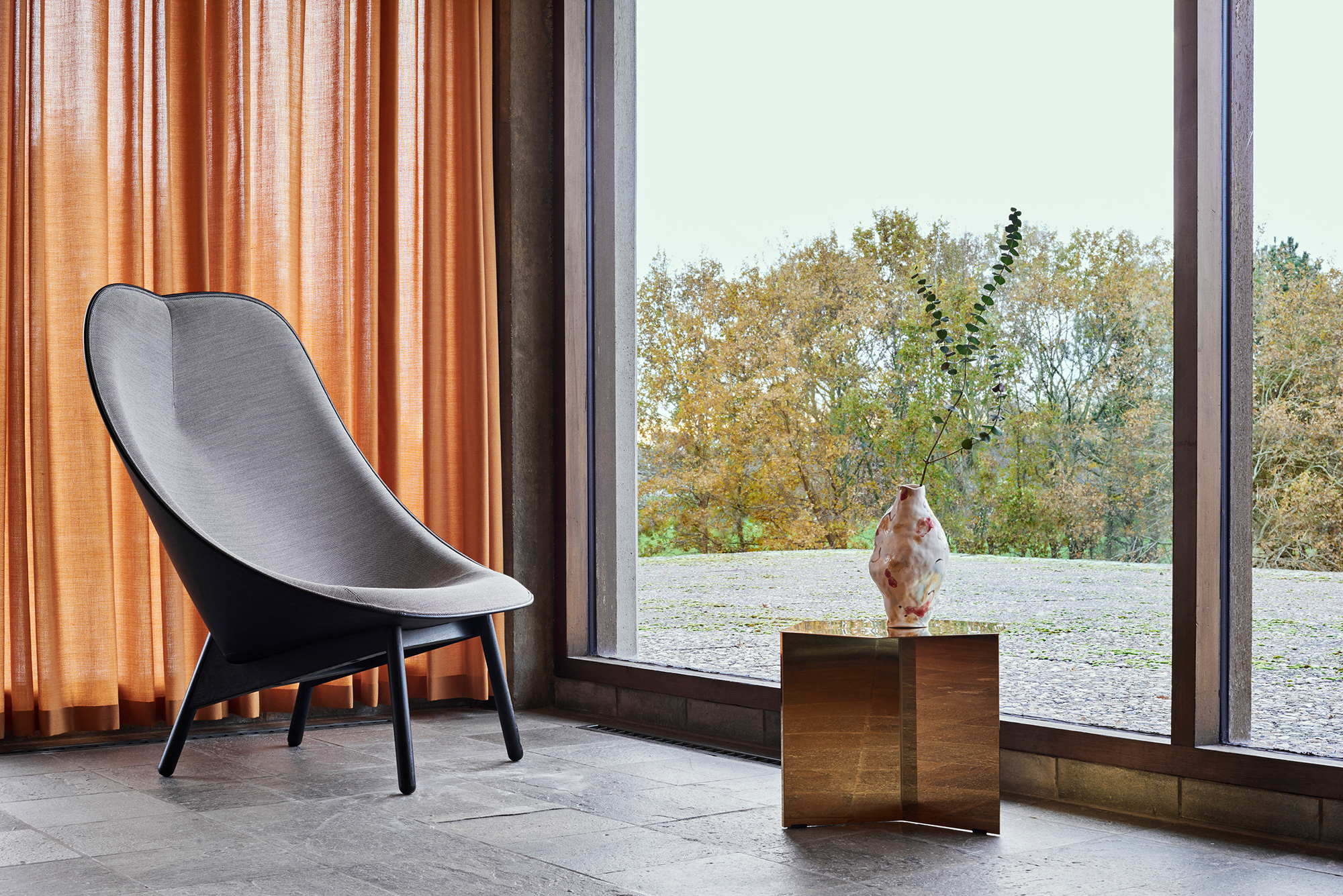 Uchiwa / Uchiwa Quilt Armchair Sessel Hay