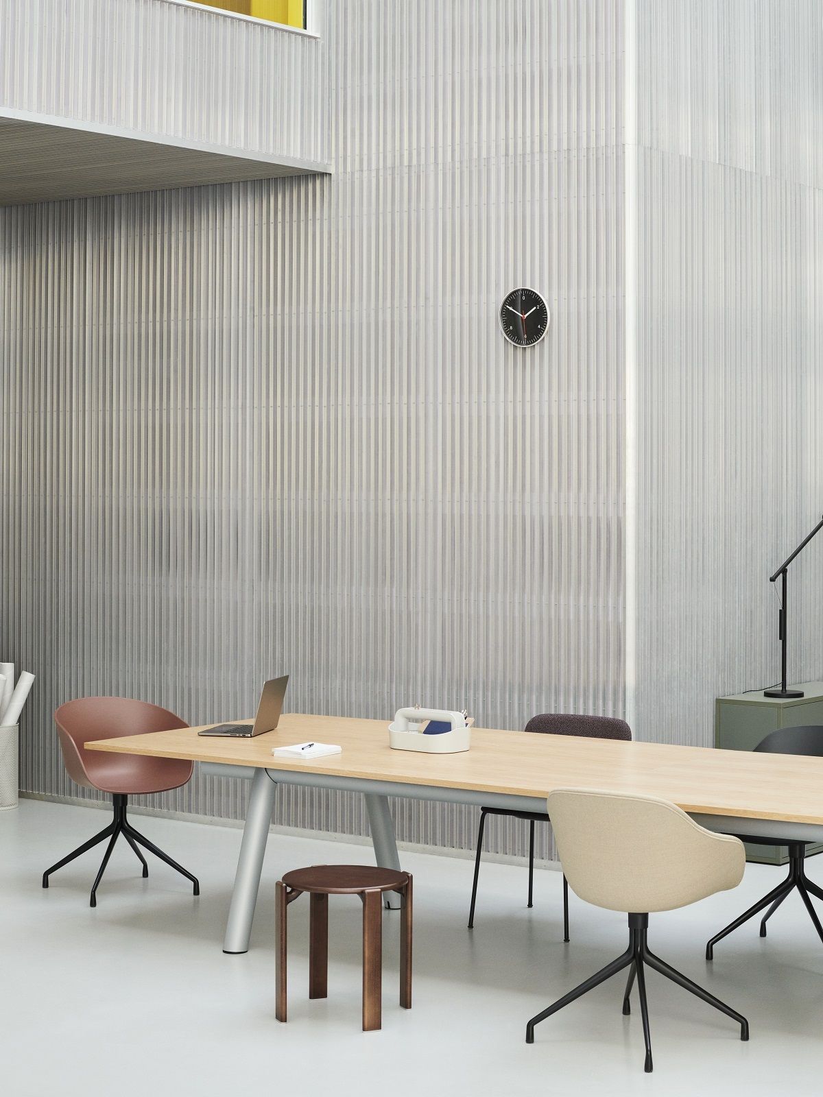 Boa Table Tisch / Konferenztisch B 420 x T 110 x H 75 cm Hay