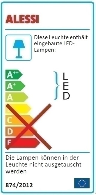 BM11 Barklamp Tischleuchte Alessi edelstahl