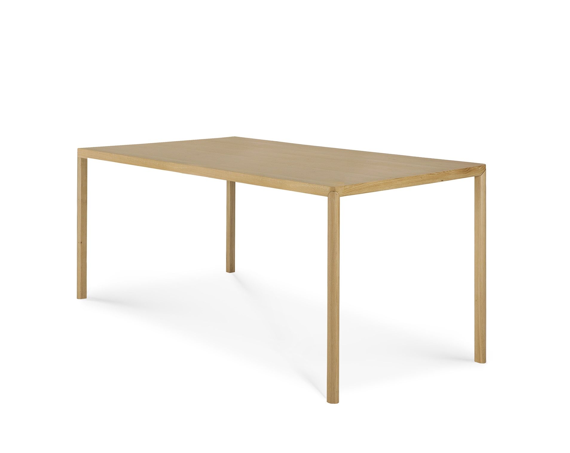 Rechteckiger Esstisch aus Eiche, lackiert, von Ethnicraft. Moderner Holztisch für Esszimmer und Küche.