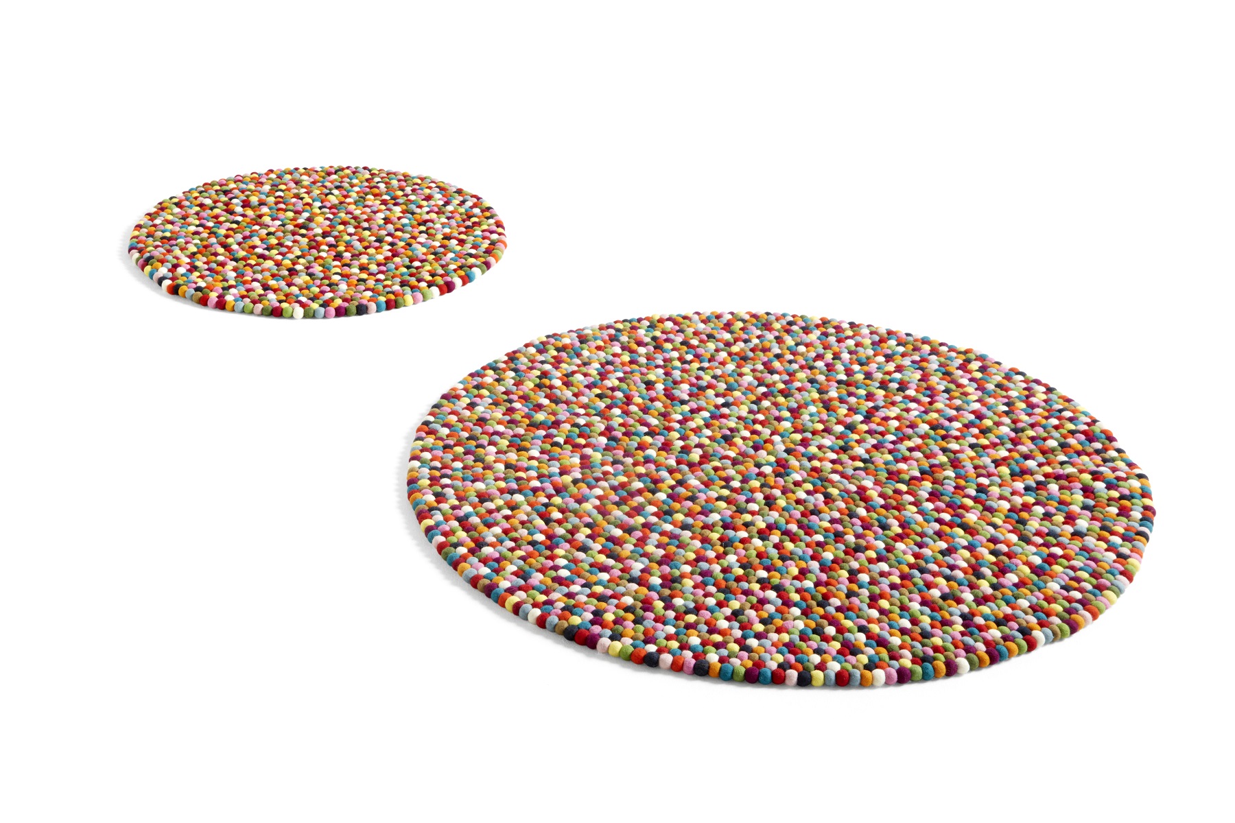 Pinocchio Teppich Ø90 cm Multicolor Hay