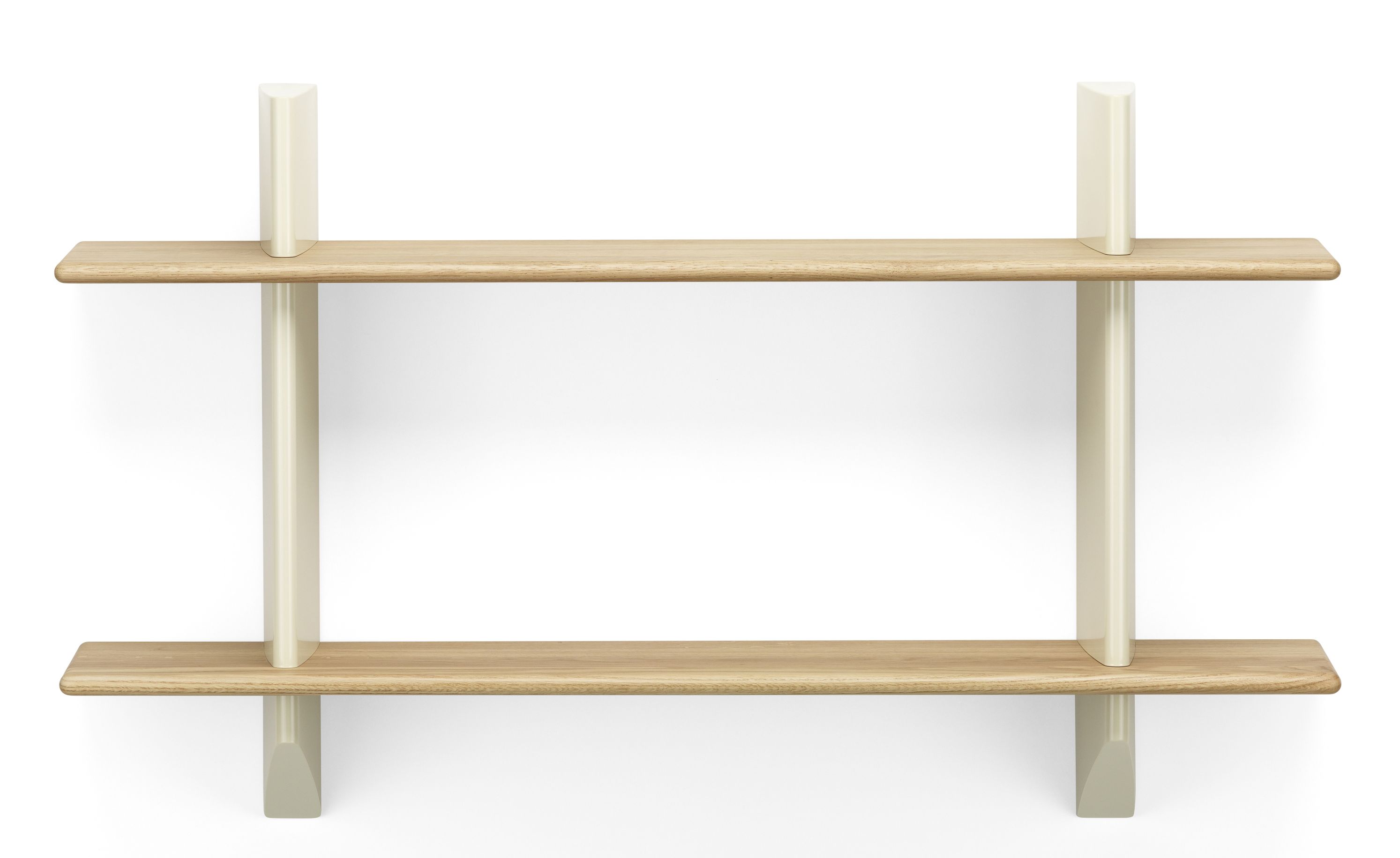 Rayonnage Mural Wandregal Vitra Eiche natur massiv - Prouve Blanc Colombe