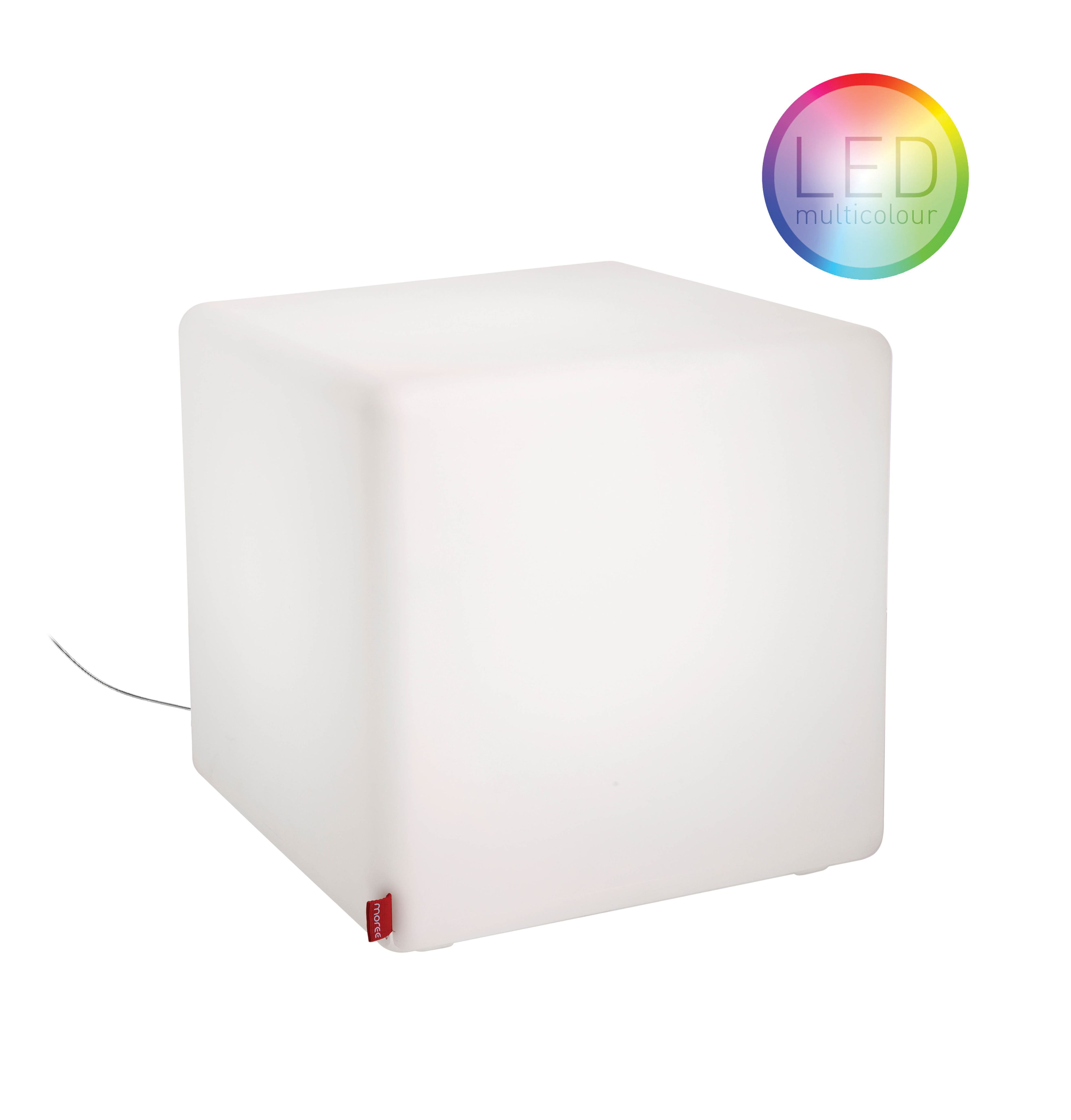 CUBE indoor LED Hocker & Beistelltisch ohne Auflage Moree